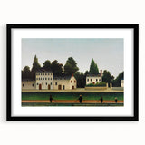 Modern Wall Art – Abstract Modern Art of Landscape and Four Fishermen