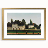 Modern Wall Art – Abstract Modern Art of Landscape and Four Fishermen