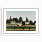 Modern Wall Art – Abstract Modern Art of Landscape and Four Fishermen