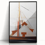 Modern Wall Art - Charles Demuth’s Masts Print
