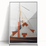 Modern Wall Art - Charles Demuth’s Masts Print