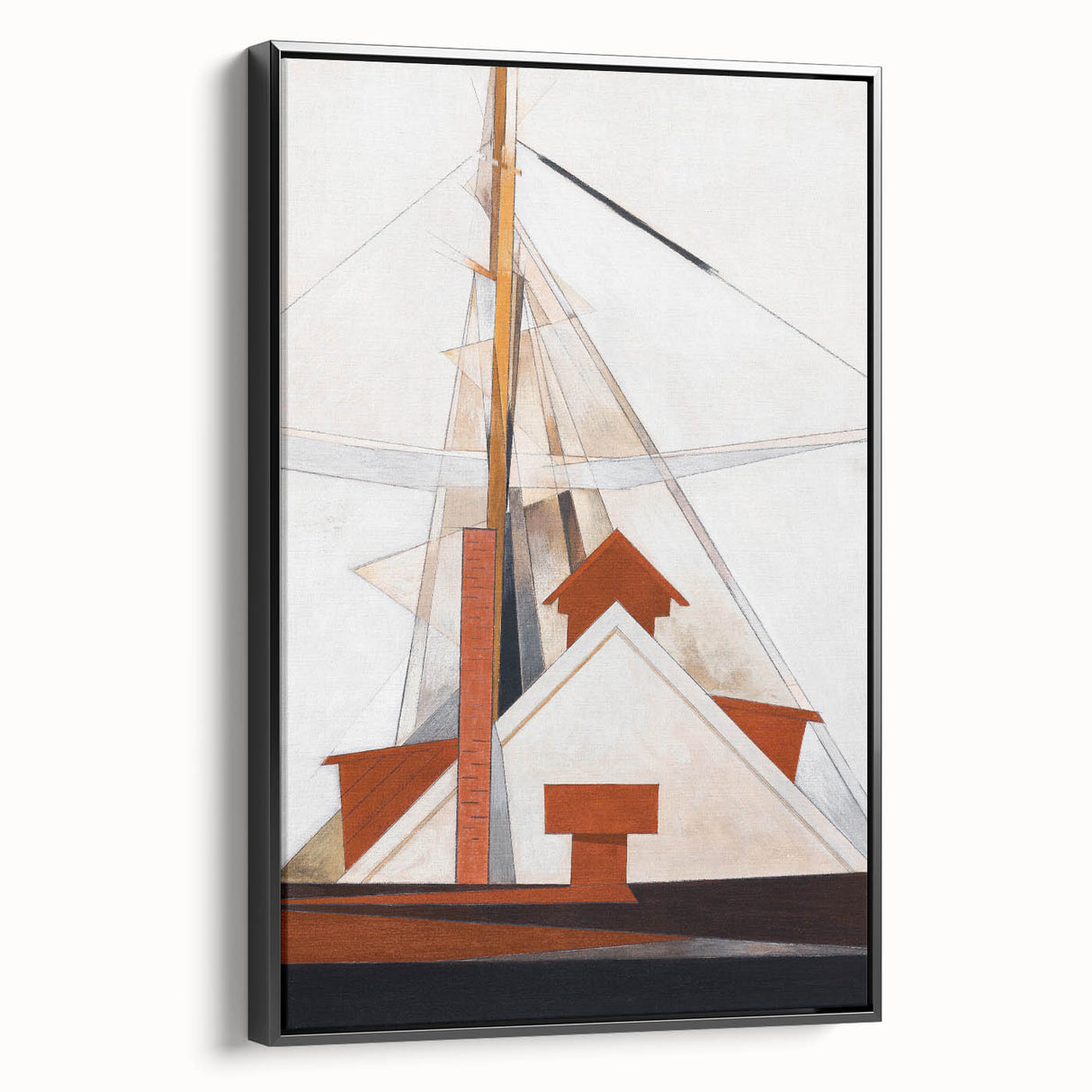 Modern Wall Art - Charles Demuth’s Masts Print