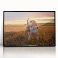 Framed wall art featuring a Beagle design in black acrylic, showcasing a striking front view. Ideal for dog lovers, this modern decor adds charm to any space.