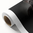 Rolled canvas wall art featuring a playful bulldog design with vibrant colors, perfect for pet lovers' home decor, elegantly packaged in a protective tube.