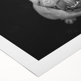 Rolled canvas art print showcasing a stylish bulldog design, featuring vibrant colors and playful details, perfect for pet lovers and home decor enthusiasts.