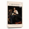 Acrylic print of Caravaggio-inspired artwork with rich, dark hues and dramatic lighting.