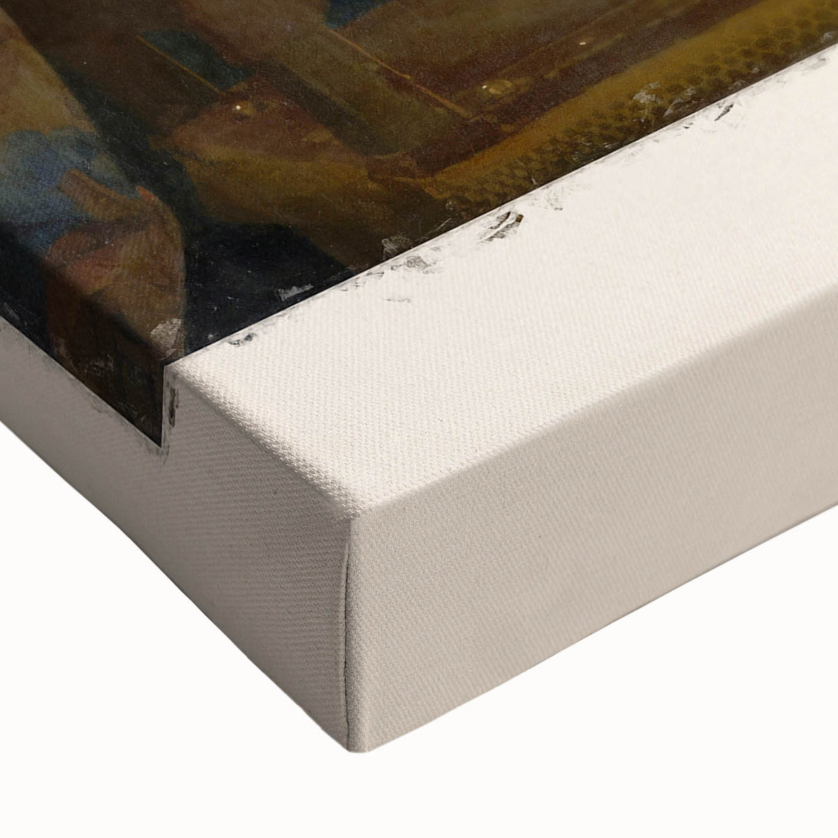 Large art on stretched canvas featuring a black and white landscape painting, ideal for bedroom wall decor.
