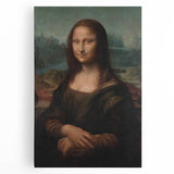 Black and white print of Leonardo da Vinci's sketches on a large stretched canvas, ideal for kitchen wall art.