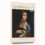 Acrylic print of a large abstract depiction of Leonardo da Vinci's artwork in blue and gray tones.