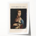 Rolled print of Leonardo da Vinci-inspired floral art in muted earth tones, ideal for art wall dining room.