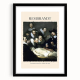 Extra large abstract art print featuring textured, colorful art in a black frame, ideal for living room decor.