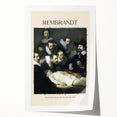 Early Masters' Rembrandt-inspired rolled print featuring subdued floral motifs on a large canvas.