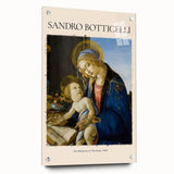 Acrylic print of Sandro Botticelli-inspired artwork featuring muted Renaissance colors, ideal for dining room decor.