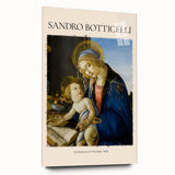 Acrylic print of Sandro Botticelli-inspired large abstract art in muted earth tones, ideal for bedroom or dining room decor.