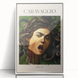 Framed acrylic print of Sandro Botticelli's artwork, featuring soft pastel tones and mid-century modernist style.