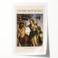 Rolled print of Sandro Botticelli's floral art in muted tones, ideal for art wall dining room or bathroom.