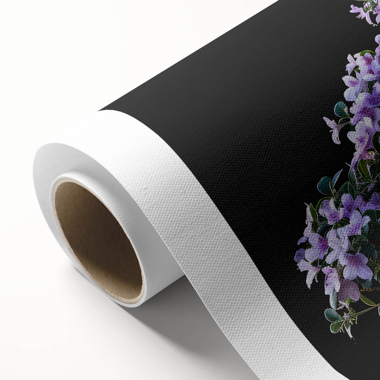 Botanical bonsai tree wall art in vibrant colors, showcasing intricate floral designs on rolled canvas, perfect for home decor and nature-inspired aesthetics.
