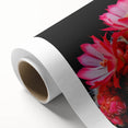 Botanical wall art featuring a vibrant cactus design, printed on high-quality rolled canvas, showcasing intricate details and vivid colors, perfect for home decor.