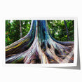 Elegant botanical wall art print featuring a detailed eucalyptus design, showcasing soft green hues on textured paper, ideal for home decor and nature lovers.