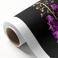 Vibrant botanical wall art featuring fireweed flowers in shades of pink and green, printed on rolled canvas, ideal for home decor and nature enthusiasts.