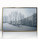 Framed wall art featuring a botanical forest design with colorful flowers and trees, presented in an elegant gold frame, perfect for home decor.
