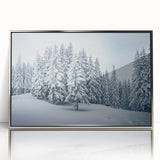 Framed wall art showcasing a botanical forest design with vibrant flowers and trees, set in a sleek silver frame, ideal for enhancing home decor with natural elegance.