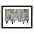 Botanical forest wall art featuring a vibrant floral design in a black frame with matting, ideal for home decor and nature-inspired aesthetics. Perfect for enhancing living spaces with a touch of elegance and color.