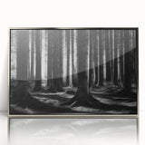 Framed wall art collection featuring a botanical forest design with vibrant flowers and trees in a silver frame, ideal for home decor enthusiasts and nature lovers.