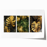 Botanical wall art print showcasing an elegant design of assorted flowers and leaves in vibrant colors, ideal for home decor in living spaces or offices.