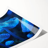 Botanical marine plants wall art print showcasing vibrant ocean flora, featuring intricate details and a soothing color palette, ideal for home decor.