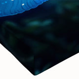 Close-up of a vibrant botanical wall art piece featuring marine plants in rich colors, designed for modern home decor. Ideal for nature lovers and art enthusiasts.