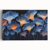 Botanical wall art featuring a vibrant marine plants design on stretched canvas. The artwork showcases colorful underwater flora, ideal for enhancing coastal decor.