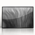 Framed wall art featuring a botanical design of colorful mushrooms and flowers with a sleek black frame, perfect for home decor or nature enthusiasts.