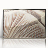 Framed wall art featuring a botanical design with vibrant flowers and mushrooms, set in a sleek silver frame, perfect for enhancing home decor.