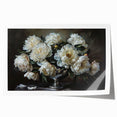 Botanical wall art featuring a delicate peony design in soft pinks and greens, printed on high-quality paper, perfect for home decor or floral-themed spaces.