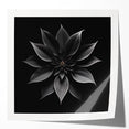 Vibrant botanical poinsettia wall art print showcasing intricate floral details in rich red and green hues, ideal for holiday decor and seasonal aesthetics.