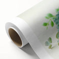 Rolled canvas artwork showcasing a vibrant botanical design of succulents in various shades of green and pink, perfect for home decor and nature lovers.