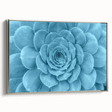 Framed wall art collection showcasing vibrant botanical succulents design on canvas with a silver frame, adding elegance to interior decor.