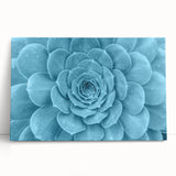 Vibrant wall art featuring a collection of botanical succulents in a modern design, printed on stretched canvas, perfect for home decor or office enhancement.