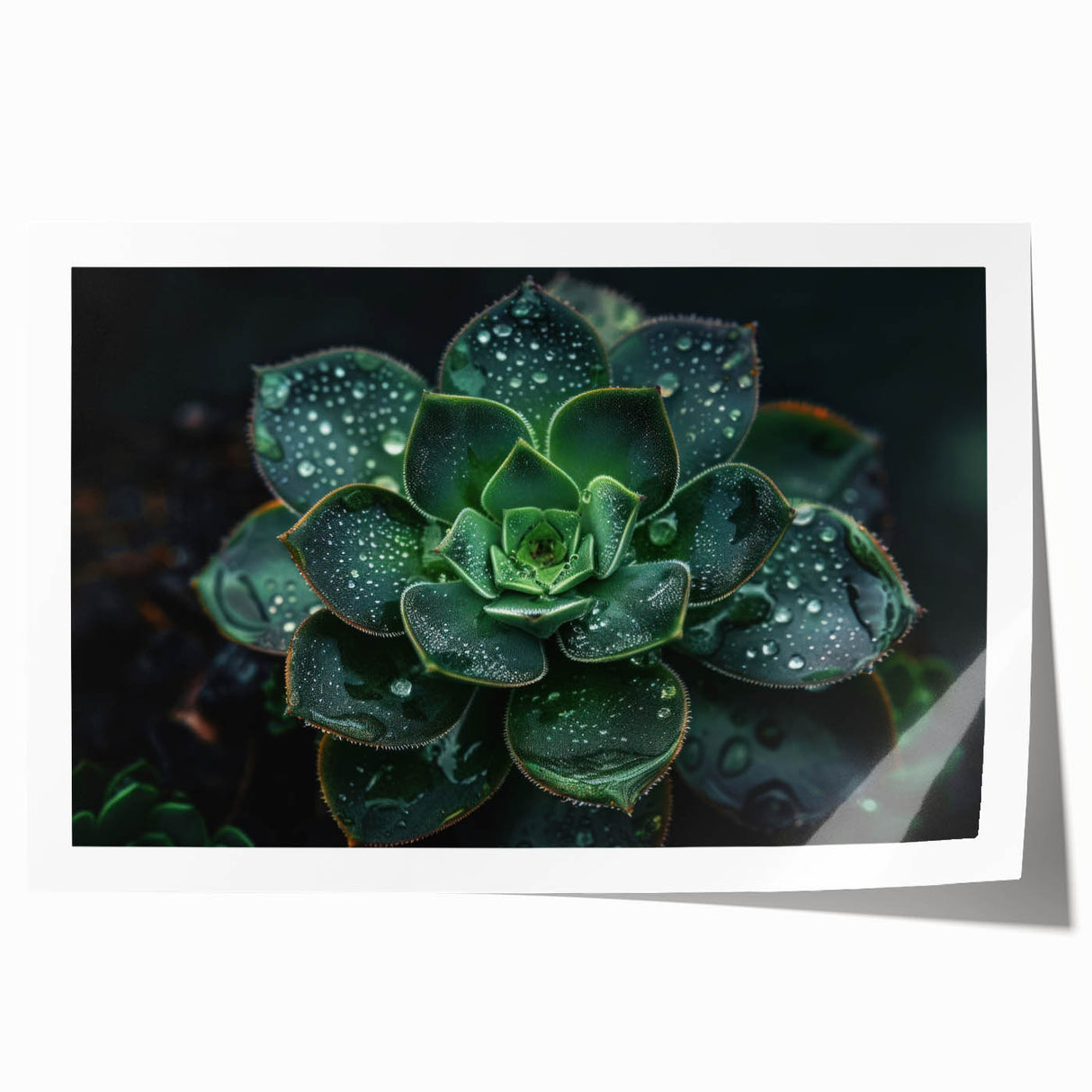 Botanical wall art collection featuring vibrant succulents in an intricate design, printed on high-quality paper, suitable for home decor or gifting.