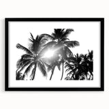 Botanical wall art print showcasing a vibrant floral design in a sleek black frame with a white mat, perfect for home decor enhancement and nature lovers.