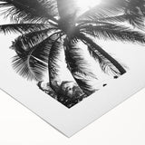 Botanical wall art design showcasing vibrant flowers and trees on a rolled canvas, ideal for home decor, thoughtfully packaged in a protective cardboard tube.