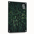 Acrylic glass wall art collection displaying botanical trees design with vibrant colors; features pins for easy hanging, perfect for nature-inspired decor.