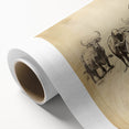 Cow Herd Illustration Art Print – Nature-Inspired Farm Animal Decor