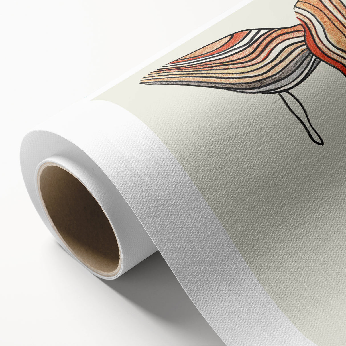 Abstract Cow Illustration Art Print – Modern Animal Wall Decor