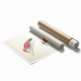 Vintage Animal Art: Crimson & Indian-Streaked Woodpecker Print