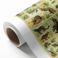 Vintage Animal Art: Retro Big Cats & Wildlife Illustration Print