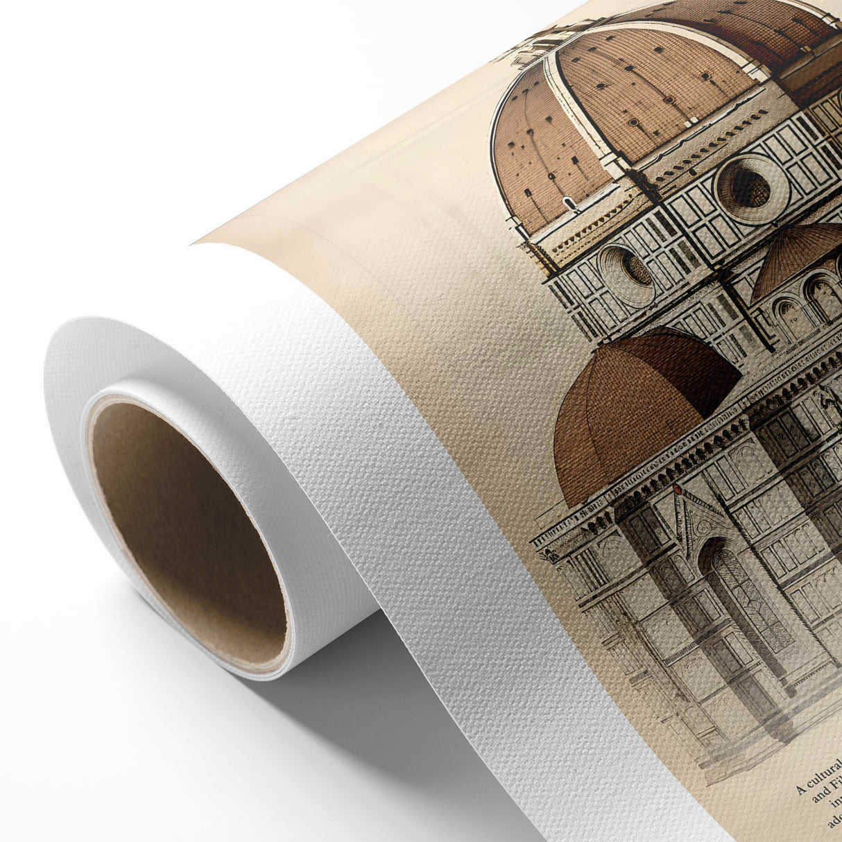 Vintage Architectural Wall Art – Duomo Florence Print