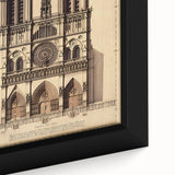 Architectural Wall Art: Vintage Cathedral Design Print