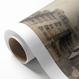 Historic Parisian Street Architecture Wall Art